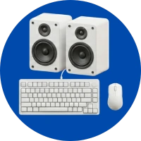 เมาส์ คีย์บอร์ด ลำโพงคอมพิวเตอร์ | เควีซี คอมพิวเตอร์