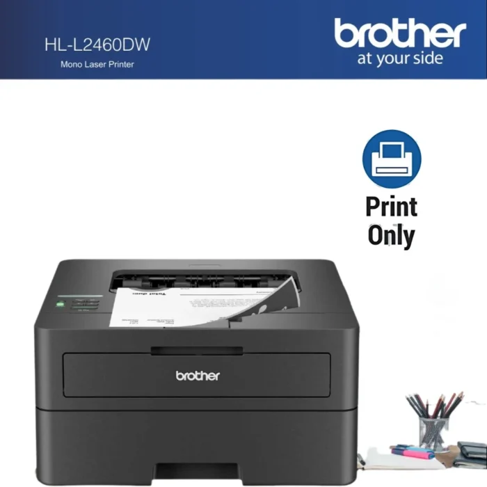 BROTHER-Laser-HL-L2460DN-3 BROTHER MONO Laser PRINTER เครื่องพิมพ์เลเซอร์สีดำ HL-L2460DN