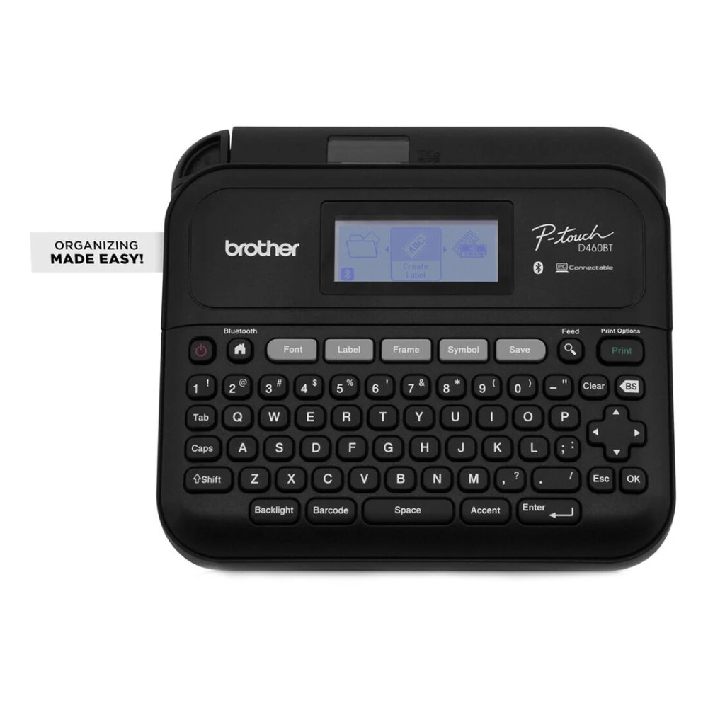 BROTHER เครื่องพิมพ์ฉลาก เครื่องปริ้นสติ๊กเกอร์ PT-D460BT