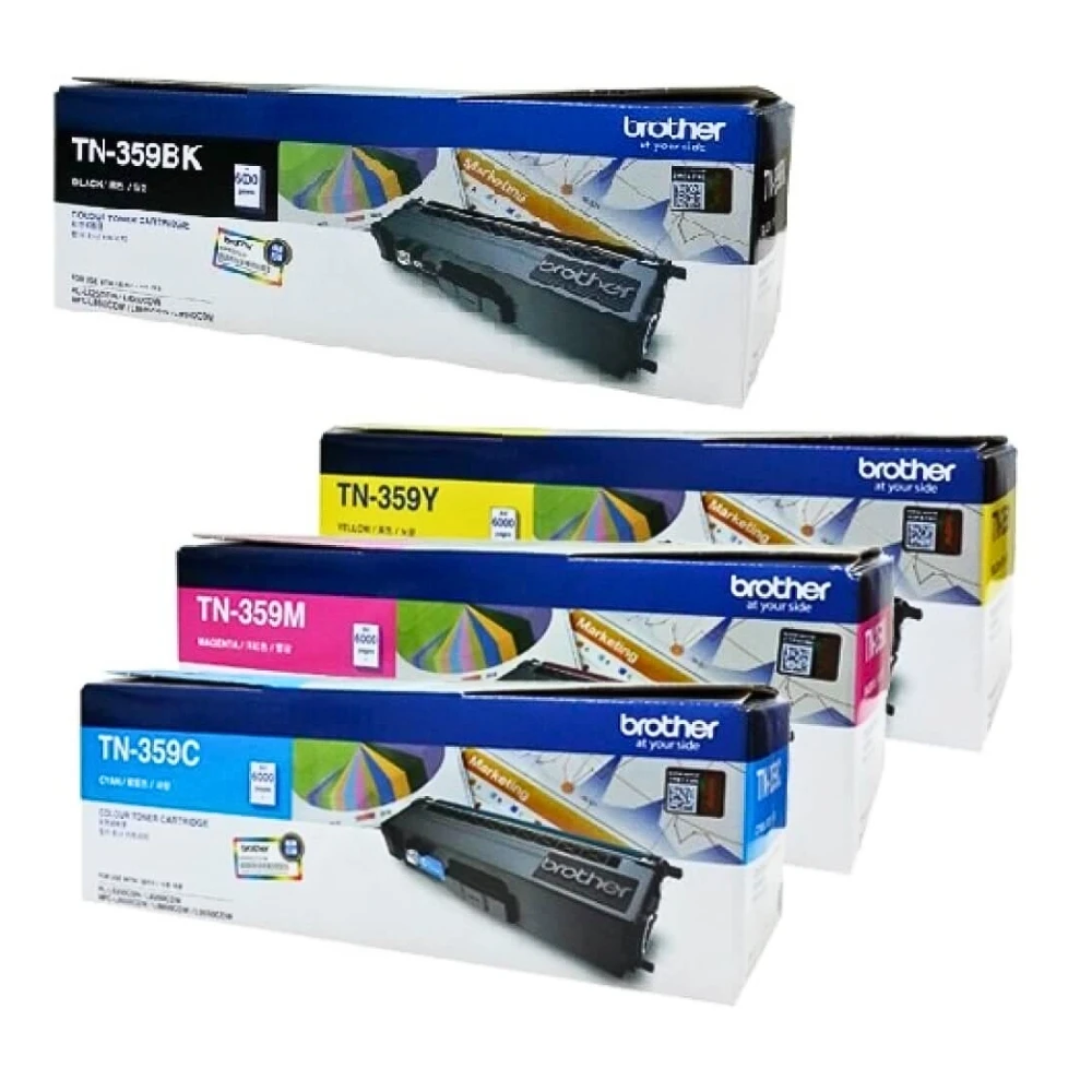 BROTHER Toner Laser ตลับหมึกพิมพ์เลเซอร์สีชมพู TN-359M (ฺMagenta)