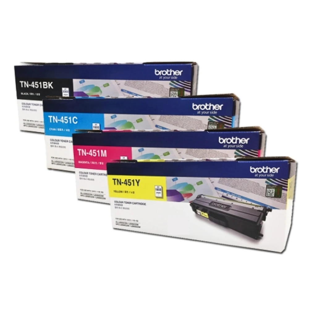 BROTHER Toner Laser ตลับหมึกพิมพ์เลเซอร์สีชมพู TN-451M (ฺMagenta)