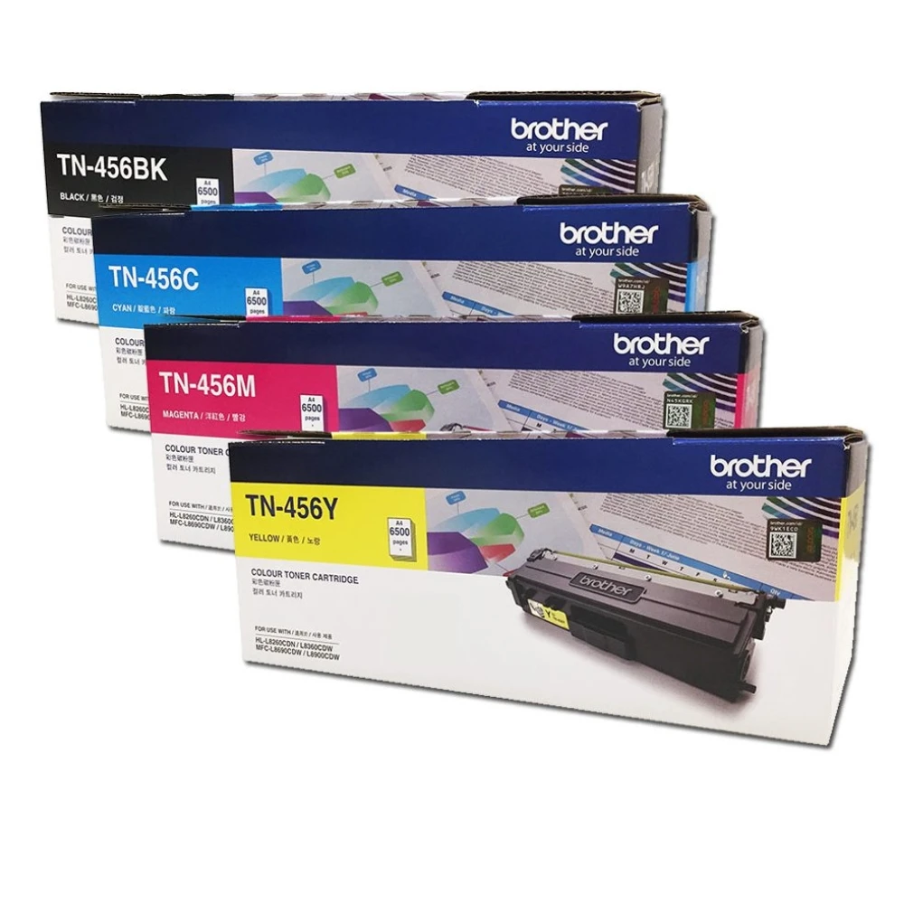 BROTHER Toner Laser ตลับหมึกพิมพ์เลเซอร์สีชมพู TN-456M (ฺMagenta)