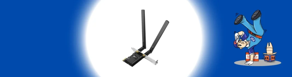 Wi-Fi PCIe Card (การ์ด Wi-Fi PCIe) สำหรับอัปเกรด Desktop PC เพิ่มสัญญาณ Wi-Fi ให้คอมพิวเตอร์ สต๊อกล่าสุด %currentyear% จากร้านเควีซี คอมพิวเตอร์