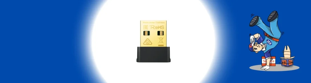 อะแดปเตอร์ USB Wi-Fi สต๊อกใหม่ %currentyear% เชื่อมต่ออินเทอร์เน็ตไร้สาย และอุปกรณ์ Bluetooth ได้พร้อมกัน พร้อมส่งที่เควีซี คอมพิวเตอร์