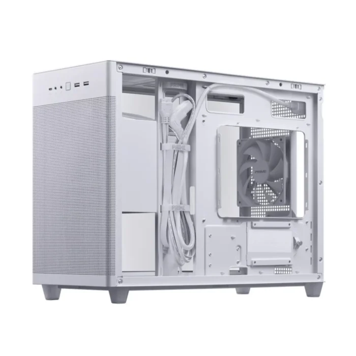 ASUS-AP201-PRIME-CASE-TG-WHITE-EDITION-02 เคสคอมพิวเตอร์ สีขาว ASUS Prime AP201 MicroATX Tempered Glass WHITE EDITION