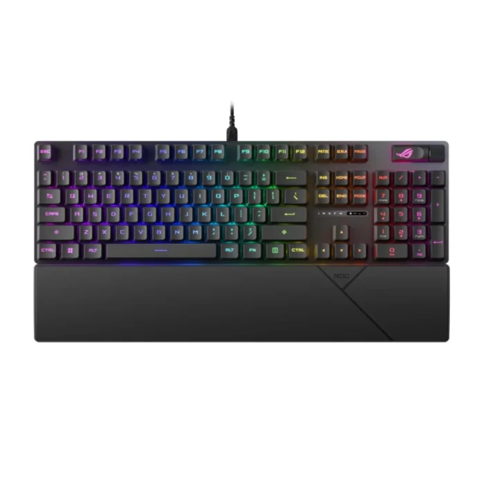 ASUS-ASU-MP0352-BKLA00-01 คีย์บอร์ดเกมมิ่งภาษาไทย ปุ่มสีฟ้า ASUS ROG Strix Scope II RX รุ่น XA13