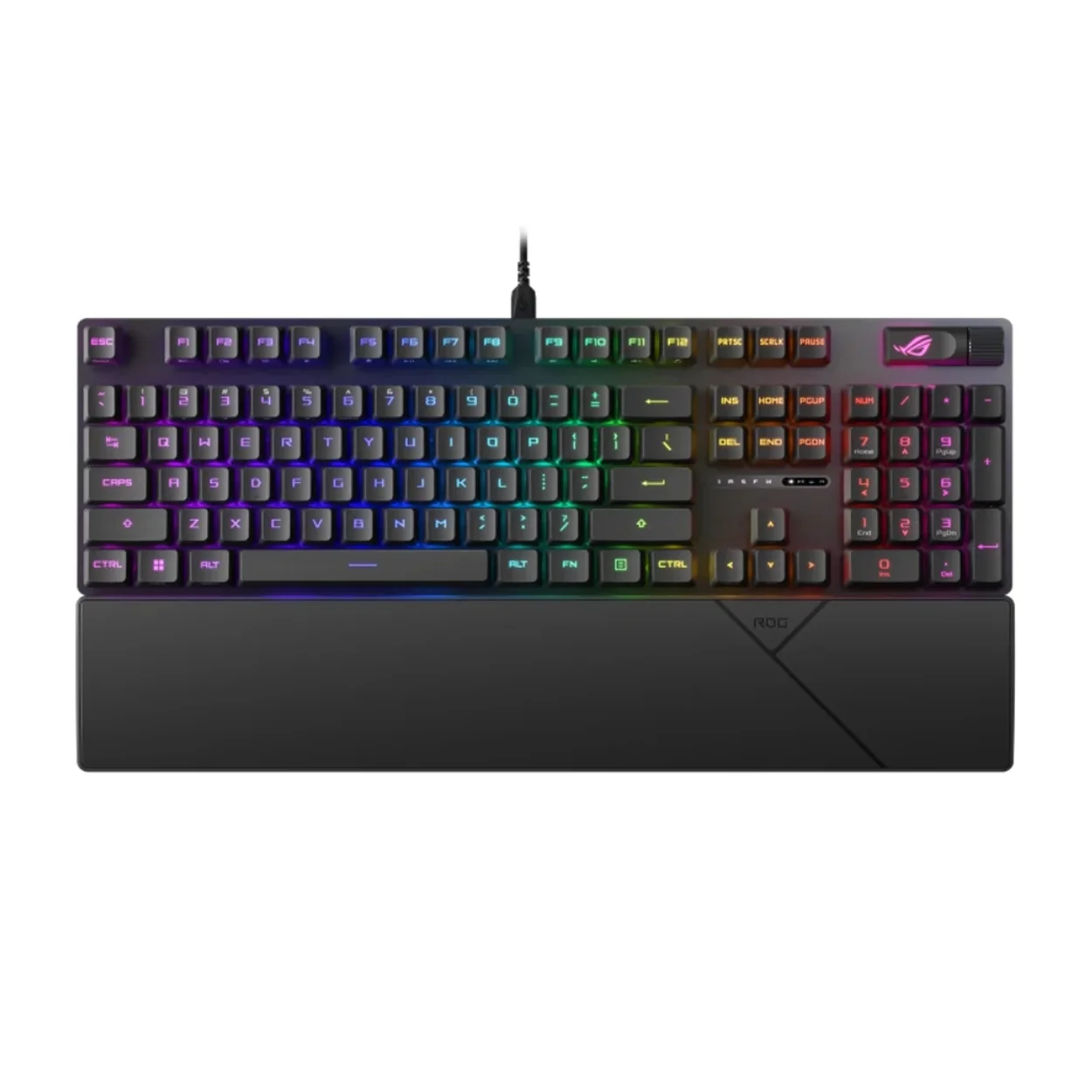 คีย์บอร์ดเกมมิ่งภาษาไทย ปุ่มสีฟ้า ASUS ROG Strix Scope II RX รุ่น XA13