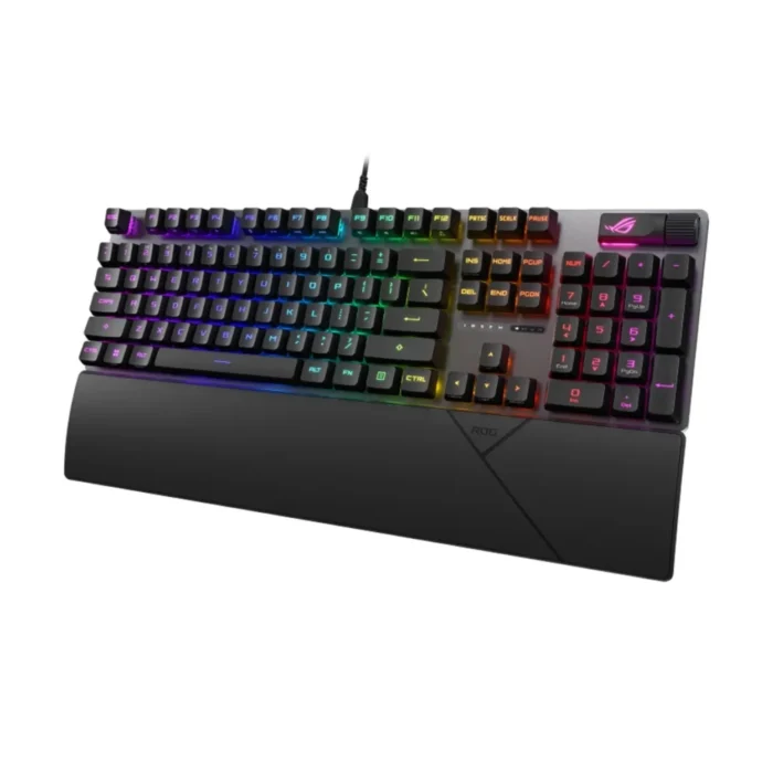 ASUS-ASU-MP0352-BKLA00-02 คีย์บอร์ดเกมมิ่งภาษาไทย ปุ่มสีฟ้า ASUS ROG Strix Scope II RX รุ่น XA13