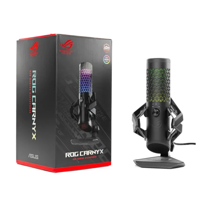 ASUS C501 ROG Carnyx Gaming Microphone 08 ไมโครโฟน สีดำ ASUS C501 ROG Carnyx Gaming Microphone Black