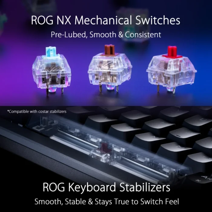 ASUS-Keyboard-M701-ROG-Azoth-NX-Red-Wireless-04 คีย์บอร์ดไร้สาย สีขาว ภาษาไทย ASUS ROG Azoth NX Red Wireless White Keyboard