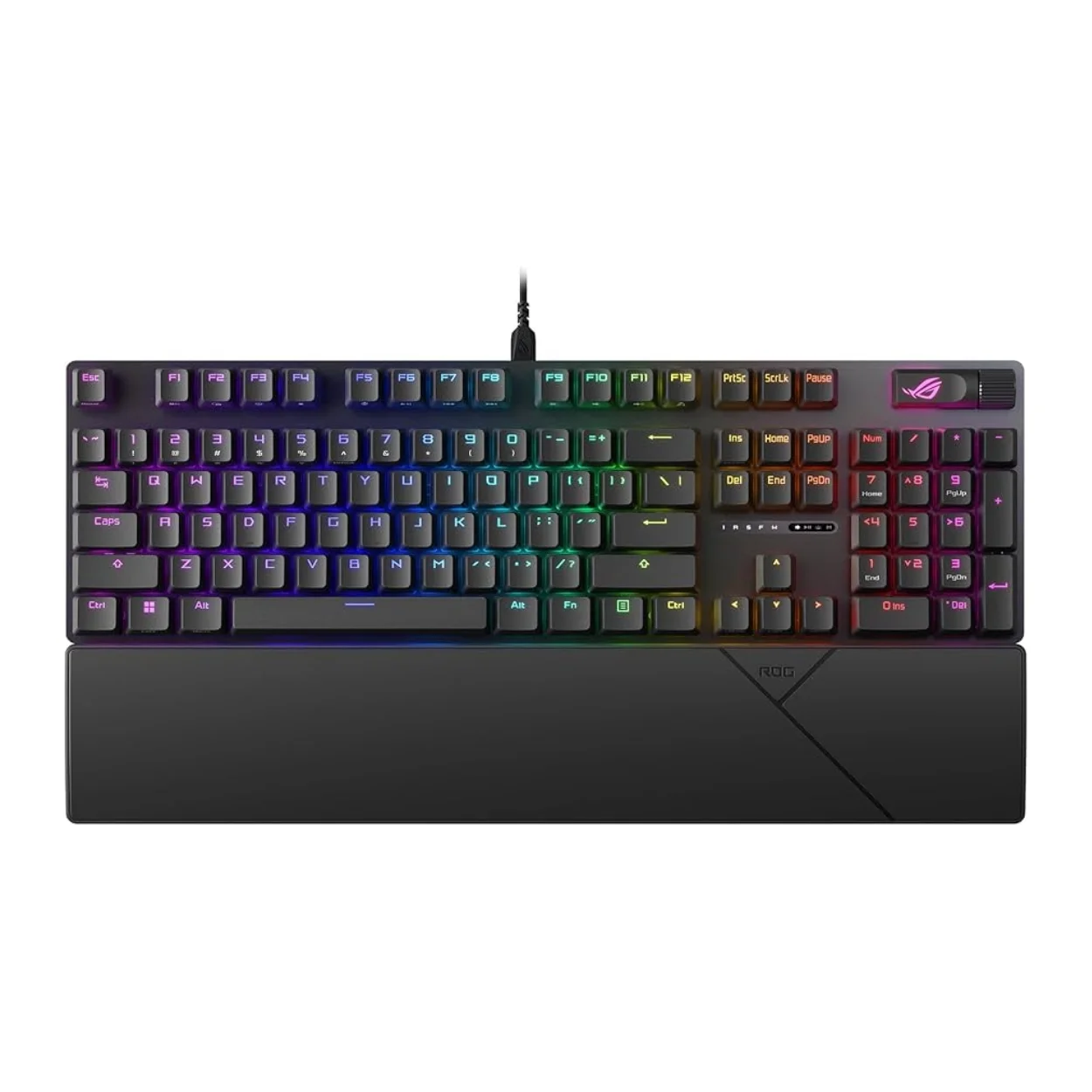 คีย์บอร์ดเกมมิ่ง สีดำ ภาษาไทย ASUS ROG Strix Scope II RX Red KB Black Keyboard (กดลื่นจังหวะเดียวและเงียบ)