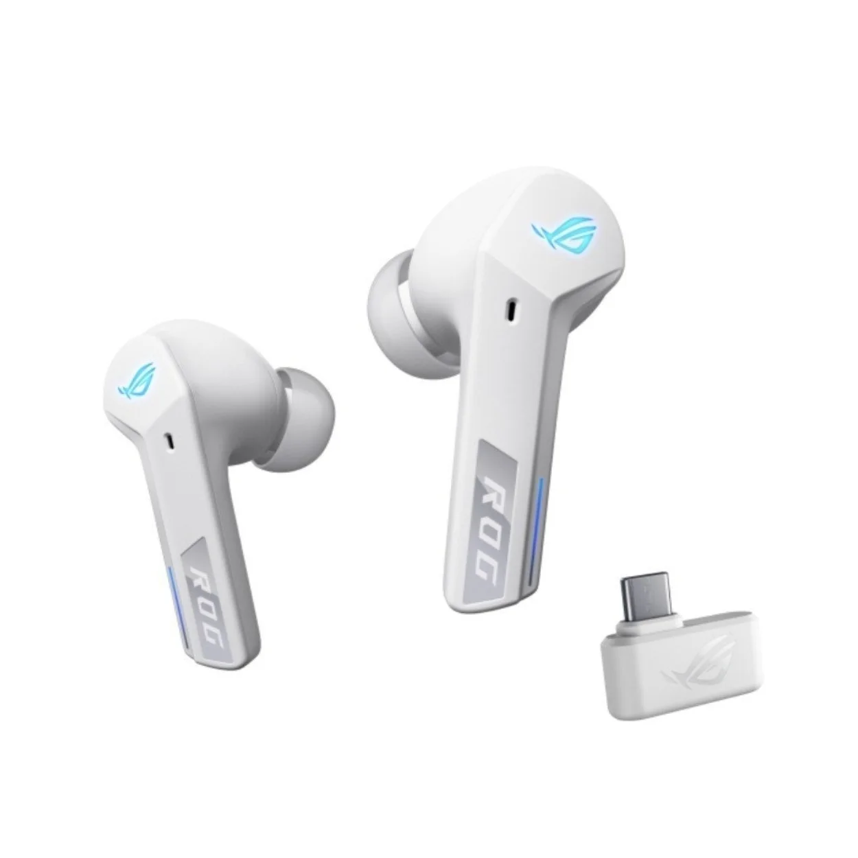 หูฟังไร้สาย หูฟังเกมมิ่ง สีขาว ASUS Cetra True Wireless SpeedNova White