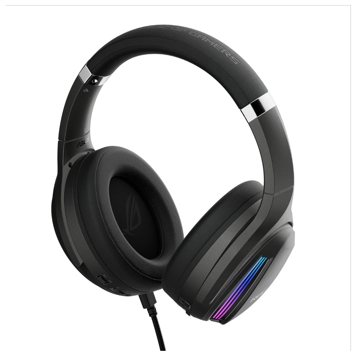 หูฟังเกมมิ่ง สีดำ ASUS ROG Fusion II 500 RGB Gaming Headset Black