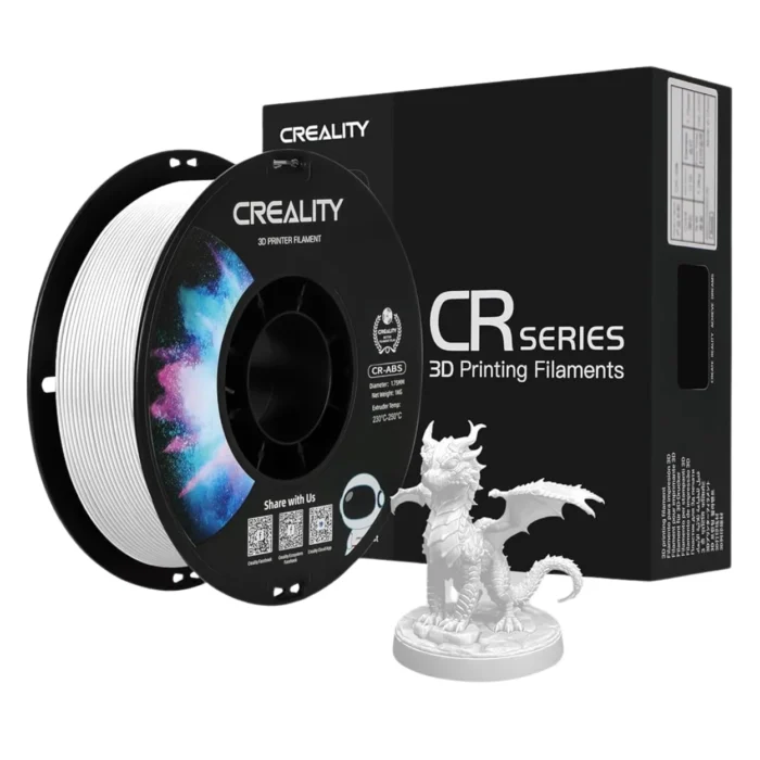 CR-ABS-White-1.75mm-1KG-02 เส้นพลาสติก 3D สีขาว Creality CR-ABS White 1.75mm 1KG
