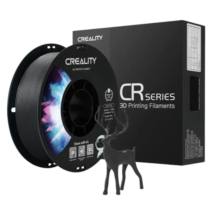 CR-TPU-Black-1.75mm-1KG-02 เส้นพลาสติก 3D สีดำ Creality CR-TPU Black 1.75mm 1KG