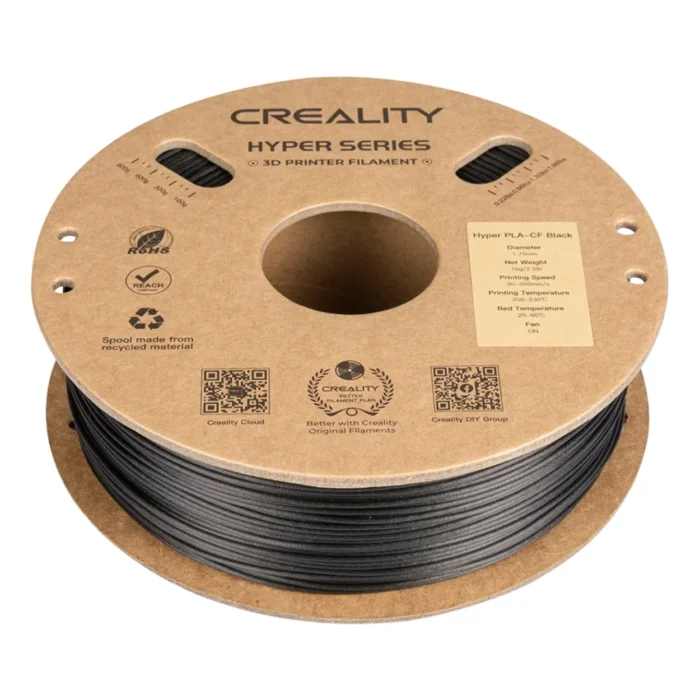 Hyper-PLA-Black-1.75-mm-1KG-02 เส้นพลาสติก 3D สีดำ Creality Hyper PLA Black 1.75 mm 1KG
