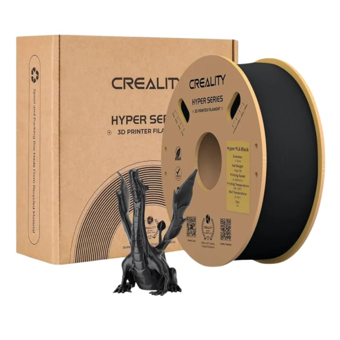 Hyper-PLA-Black-1.75-mm-1KG-03 เส้นพลาสติก 3D สีดำ Creality Hyper PLA Black 1.75 mm 1KG