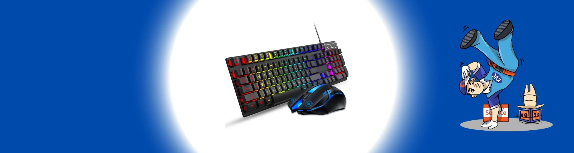 Mouse and keyboard set-Type ชุดเมาส์พร้อมคีย์บอร์ด (Mouse and Keyboard Set) สุดคุ้ม สต๊อกล่าสุด %currentyear% จากร้านเควีซี คอมพิวเตอร์