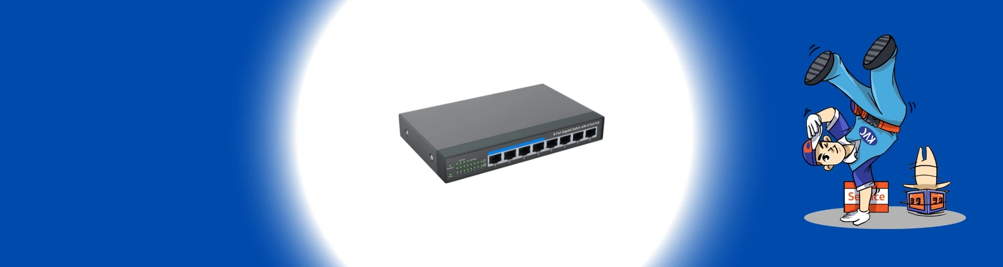 สวิตช์และฮับ (Switches and Hubs) สำหรับขยายเครือข่าย LAN เพื่อการเชื่อมต่อเครือข่ายที่รวดเร็ว สต๊อกล่าสุด %currentyear% จากร้านเควีซี คอมพิวเตอร์