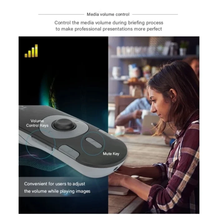 Targus P32 Dual Mode Presenter with Laser Pointer พอยเตอร์ สำหรับควบคุม Presentation รองรับ Bluetooth&Wireless