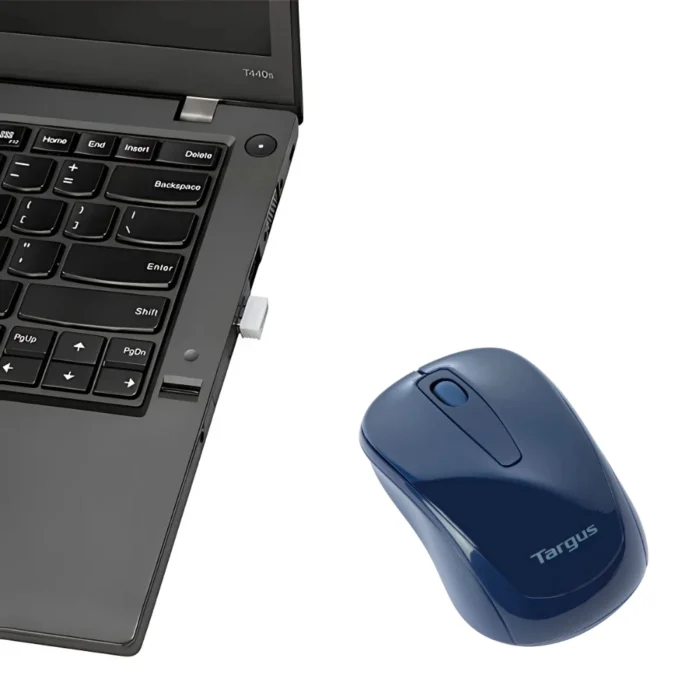 Targus W600 Wireless Optical Mouse Blue 04 Targus W600 Wireless Optical Mouse Blue เม้าส์ไร้สาย สีน้ำเงิน