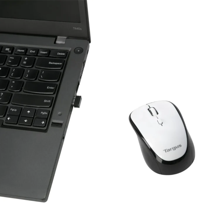 Targus W620 4-Key BlueTrace Mouse White 04 Targus W620 BlueTrace Wireless Mouse White เม้าส์ไร้สาย สีขาว