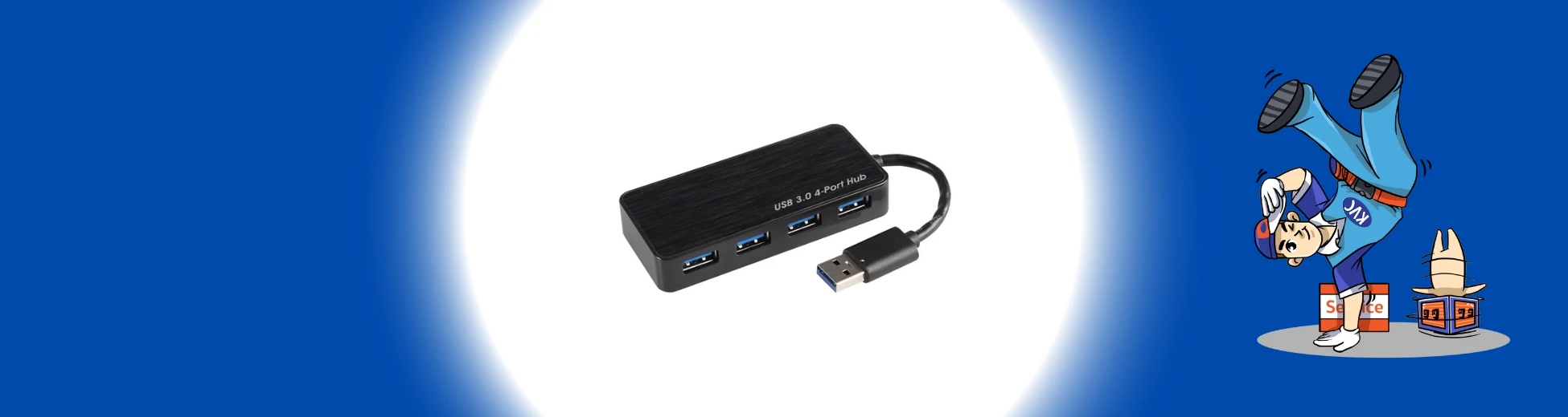 USB Hub (ฮับ USB) เพิ่มพอร์ตเชื่อมต่อ สต๊อกล่าสุด %currentyear% จากร้านเควีซี คอมพิวเตอร์