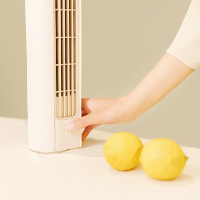 aisolove-f9-tower-fan-white-3 AISOLOVE F9 Tower Fan พัดลมตั้งโต๊ะทรงทาวเวอร์ สีขาว