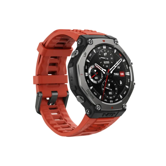 amazfit-t-rex-3-lava-2 Amazfit T-Rex 3 Lava – สมาร์ทวอทช์สุดแกร่ง กันน้ำ 10ATM แบตอึด 27 วัน พร้อม GPS ขั้นสูง
