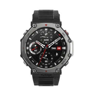 Amazfit T-Rex 3 Onyx – สมาร์ทวอทช์สุดแกร่ง กันน้ำ 10ATM แบตอึด 27 วัน พร้อม GPS ขั้นสูง