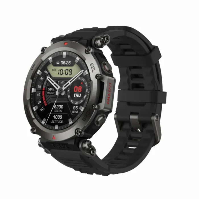 amazfit-t-rex-ultra-abyss-black-3 Amazfit T-Rex Ultra Abyss Black - สมาร์ทวอทช์สายลุย มาตรฐานทหาร กันน้ำ 10 ATM แบตอึด 20 วัน