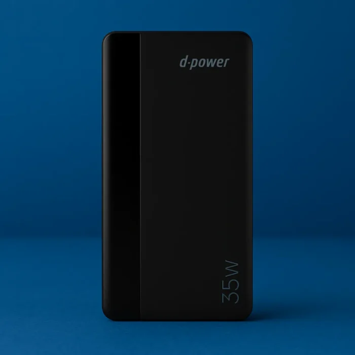 พาวเวอร์แบงค์ D-POWER 20000 mAh รุ่น GC205 LED Black