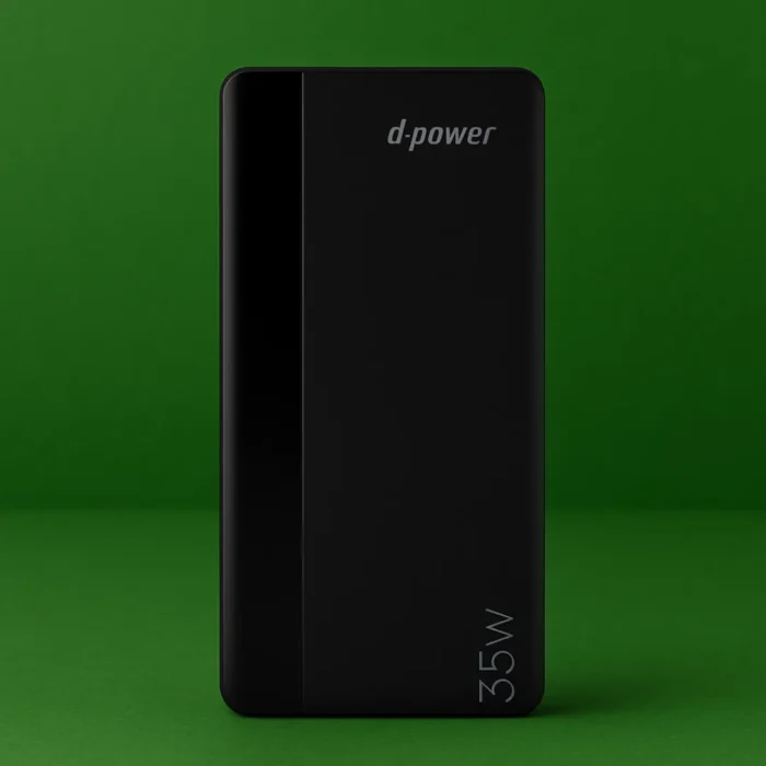 พาวเวอร์แบงค์ D-POWER 20000 mAh รุ่น GC205 LED Black
