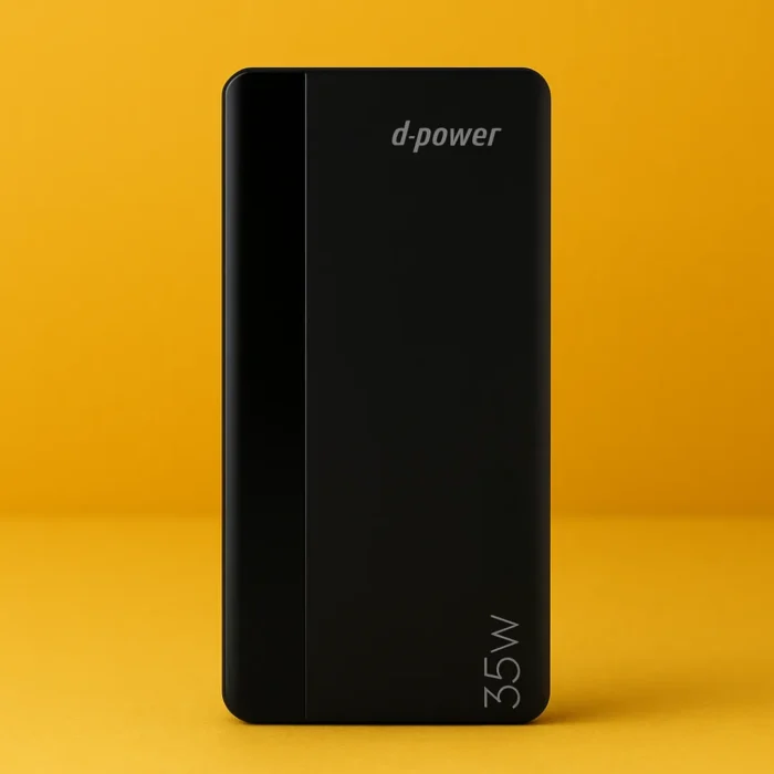 พาวเวอร์แบงค์ D-POWER 20000 mAh รุ่น GC205 LED Black
