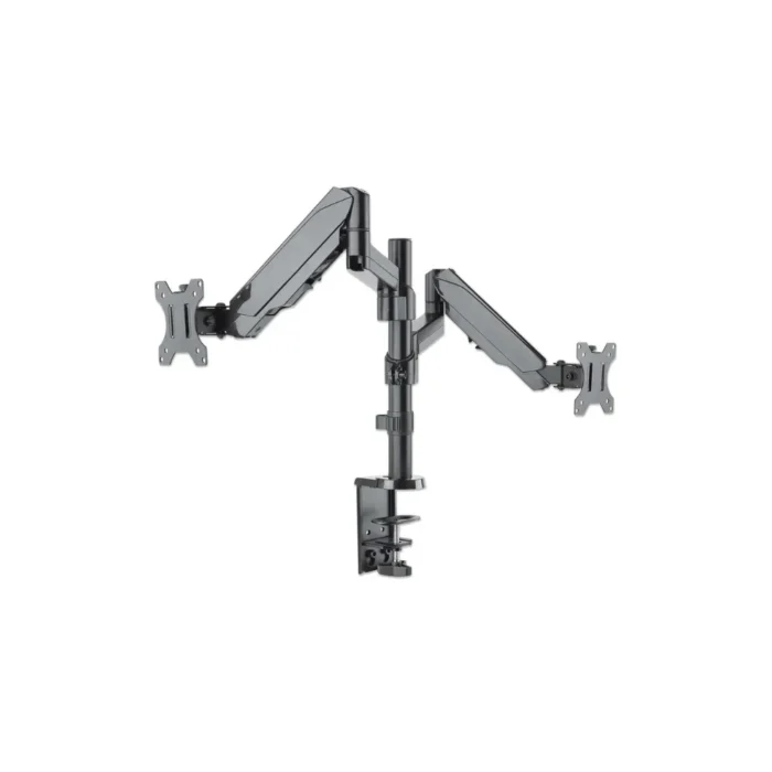 dual-monitor-mount-mht-461597-2 ขาตั้งจอคอม 2 จอ พร้อมแขนแก๊สสปริงคู่ สำหรับจอ 17 - 32 นิ้ว