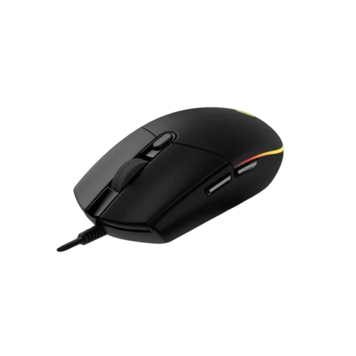 Logitech G102 GEN2 LIGHTSYNC เมาส์เกมมิ่งแบบมีสาย 8,000 DPI - RGB สีดำ