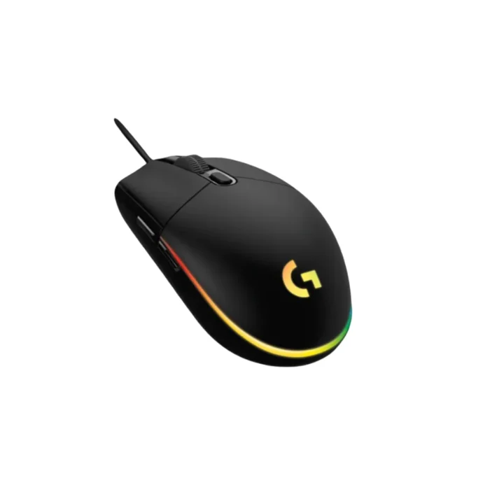Logitech G102 GEN2 LIGHTSYNC เมาส์เกมมิ่งแบบมีสาย 8,000 DPI - RGB สีดำ