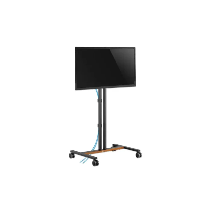 height-adjust-tv-cart-mht-462068-4 ขาตั้งทีวีมีล้อ ดีไซน์กะทัดรัด ปรับสูงต่ำได้ คล่องตัว