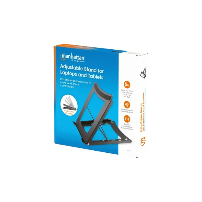 laptop-tablet-stand-mht-462129-3 ขาตั้งโน๊ตบุ๊ค แท็บเล็ต ปรับระดับ พกพาง่าย เพื่อสุขภาพ