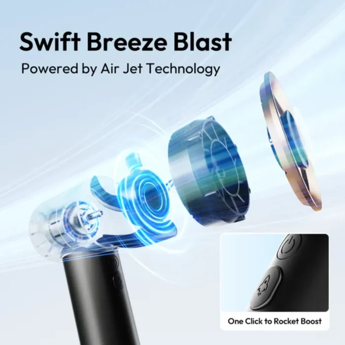 stg-handheld-fan-engine-gy-4 STG Handheld Fan-Engine (GY) - พัดลมมือถือแบบพกพา สีเทา