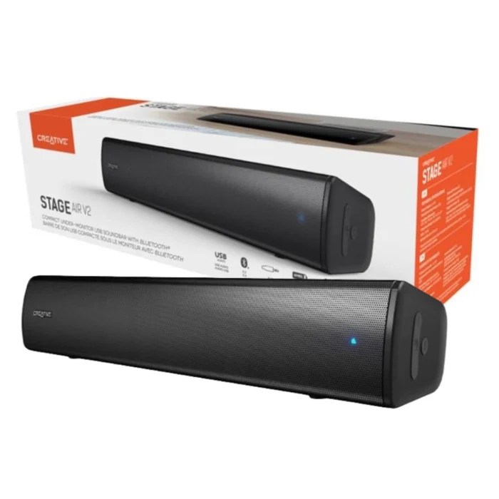 Acer Creative Stage Air V2 Black 04 Acer Creative Stage Air V2 Black ลำโพงบลูทูธซาวด์บาร์