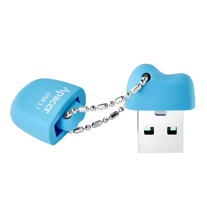 Apacer AH159 32GB Blue 02 Apacer AH159 32GB Blue แฟลชไดรฟ์สีน้ำเงิน