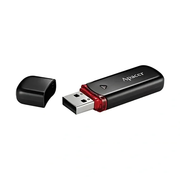 Apacer Handy Steno AH333 32GB Black 02 Apacer Handy Steno AH333 32GB Black แฟลชไดรฟ์สีดำ