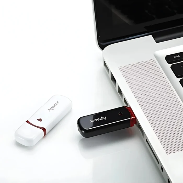 Apacer Handy Steno AH333 32GB White 03 Apacer Handy Steno AH333 32GB White แฟลชไดรฟ์สีขาว