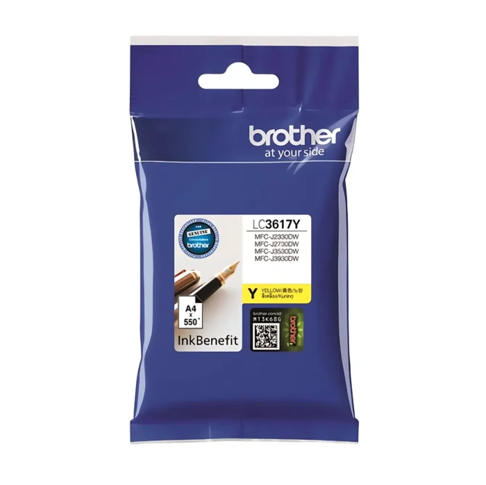 BROTHER Ink หมึกพิมพ์สีเหลือง LC-3617Y (ฺYellow)