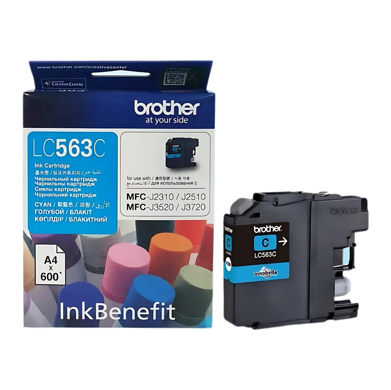 BROTHER Ink หมึกพิมพ์สีฟ้า LC-563C (ฺBlue)