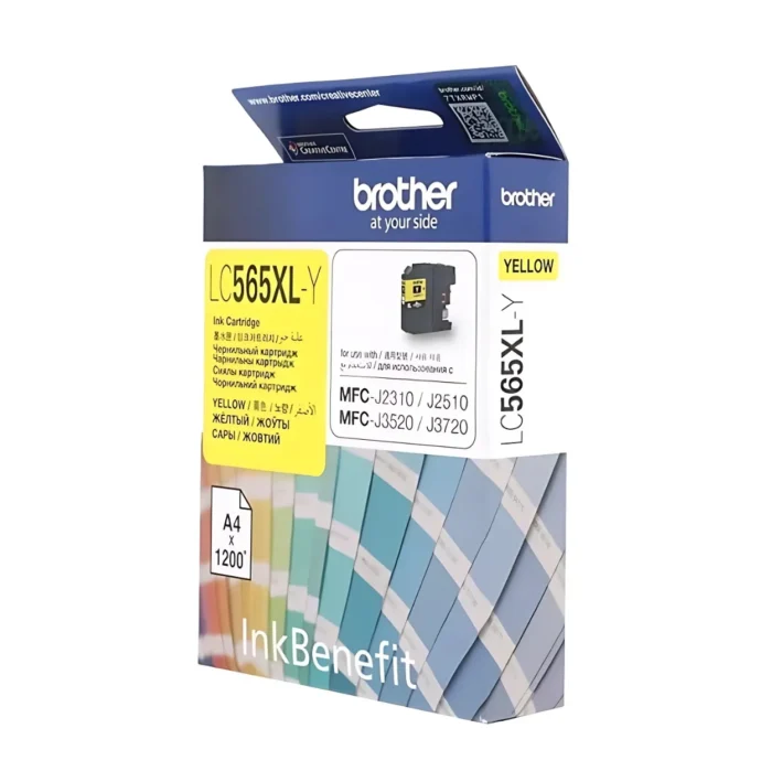 BROTHER Ink หมึกพิมพ์สีเหลือง LC-565XLY (ฺYellow)