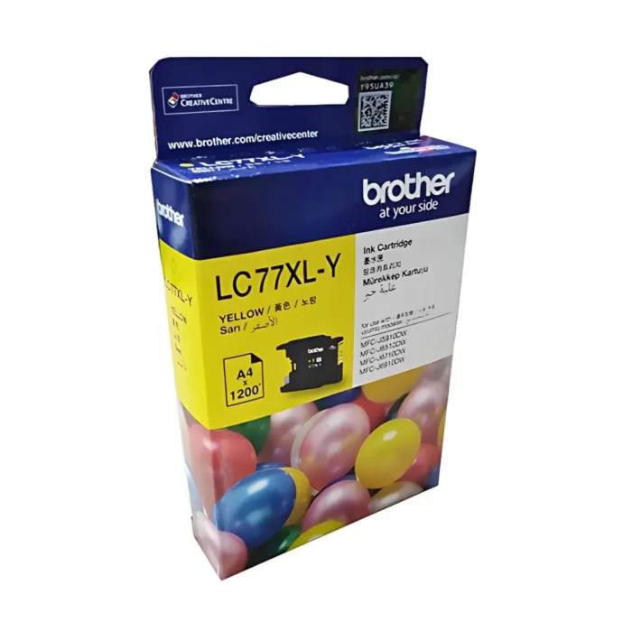 Brother- LC-77XLY Yellow 03 BROTHER Ink หมึกพิมพ์สีเหลือง LC-77XLY (ฺYellow)