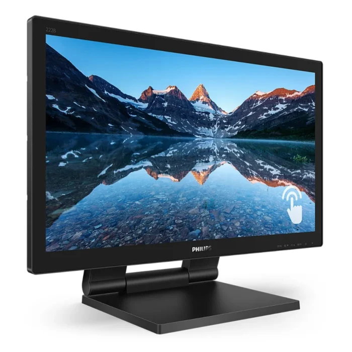 Philips PHL-222B9TA_67 monitor-lcd-monitor 02 Philips จอภาพ LCD ขนาด 21.5 นิ้ว แบบสัมผัส กันน้ำ กันฝุ่น ขาตั้งปรับได้