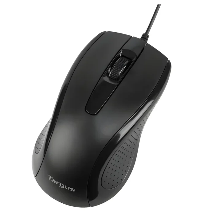 Targus AMU8602AP-50 Optical USB Mouse Black 03 Targus Armor Wired Optical USB Mouse (AMU8602AP-50) เมาส์มีสาย ขนาดกระชับมือ